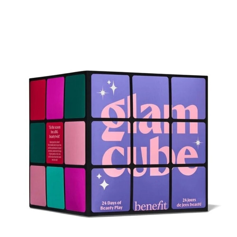 Benefit Glam Cube 24 Day Advent Calendar Makeup Gift Set $292 Value Holiday NEW